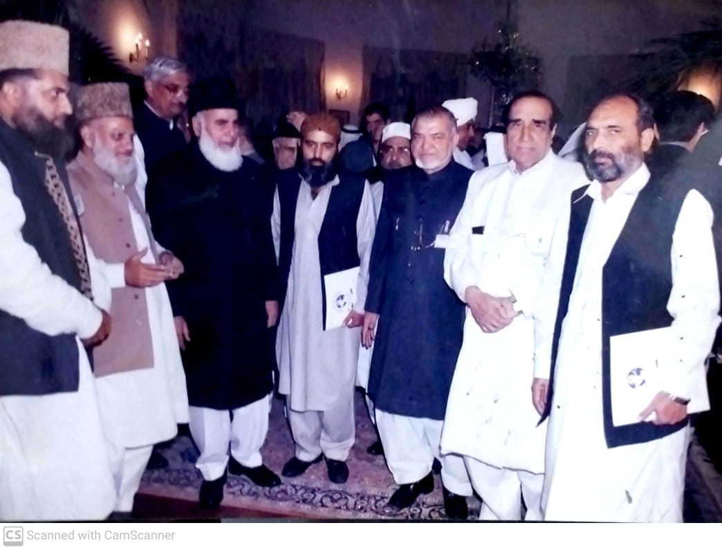 A nice memory with Hon. Muhammad Rafiq Tatar, the President of Pakistan.